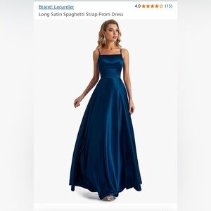 Formal navy blue dress